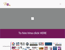 Tablet Screenshot of irinabaker.com